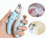LED pet nail clippers for safe dog and cat grooming