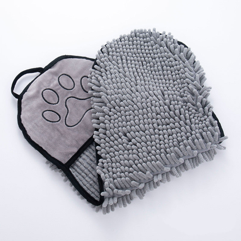 Soft pet drying towel for dogs after bath time
