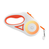 Tangle-free dog walking leash with ergonomic handle